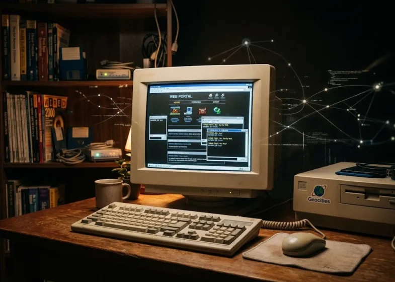 early internet nostalgia and online communication