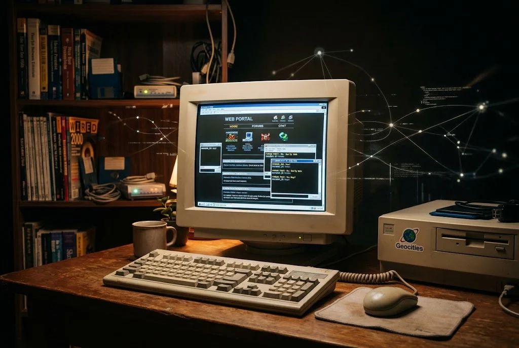 early internet nostalgia and online communication