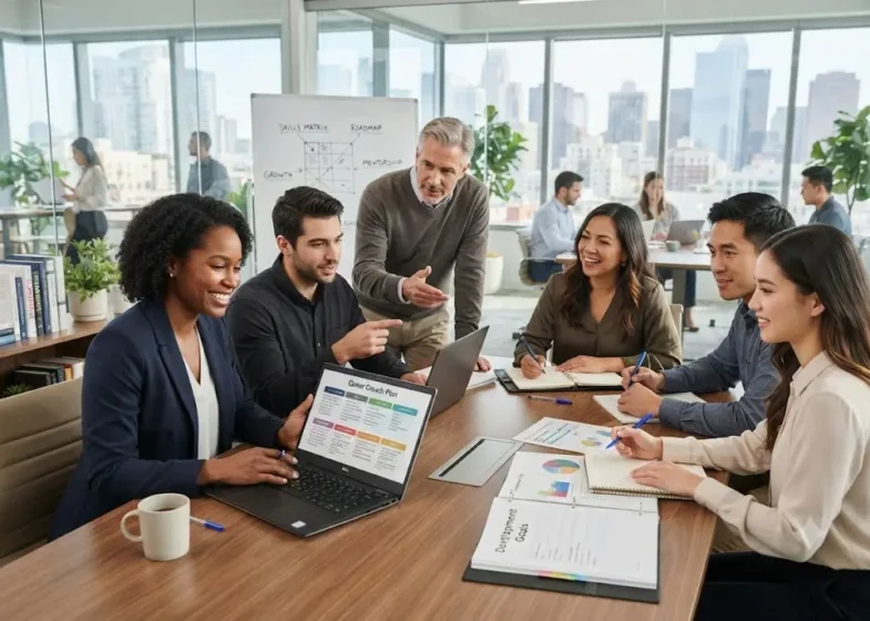 Career development resources helping professionals plan skills and career growth