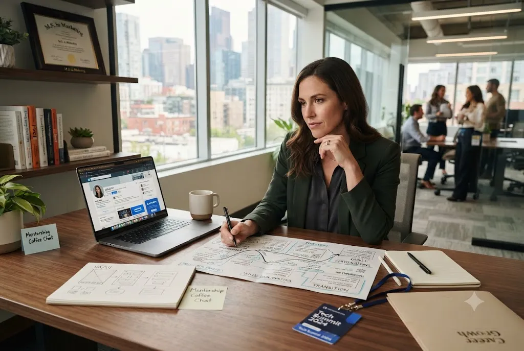 Career transition planning for professionals preparing for a new career direction