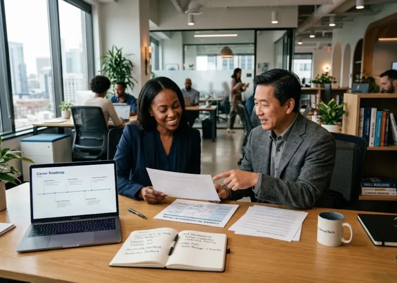 Professional and career development planning in a modern workplace