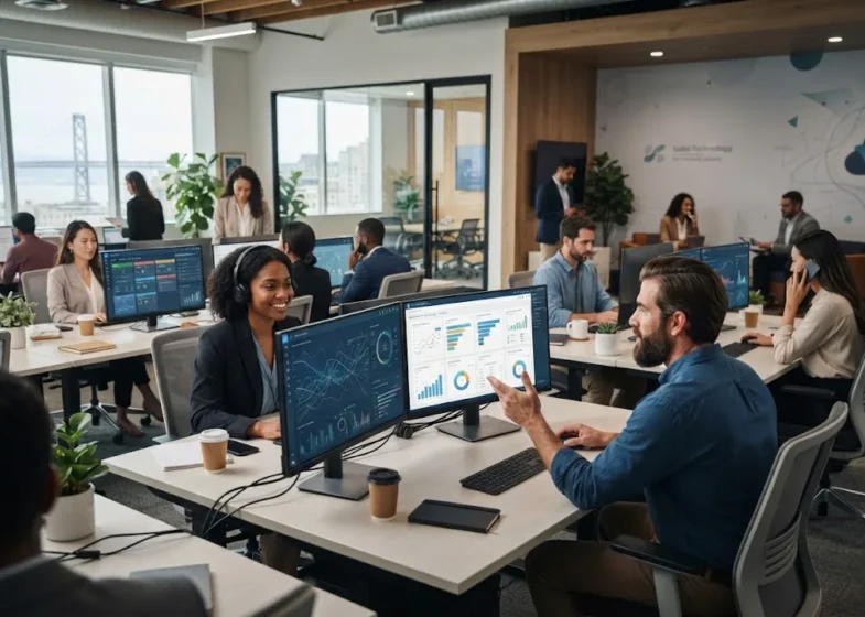 Sales automation tools helping a modern sales team manage leads and automate workflows