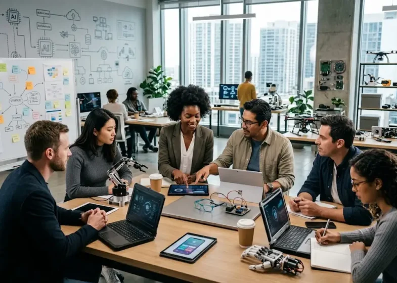 Startup trends in 2026 focused on AI business innovation and technology